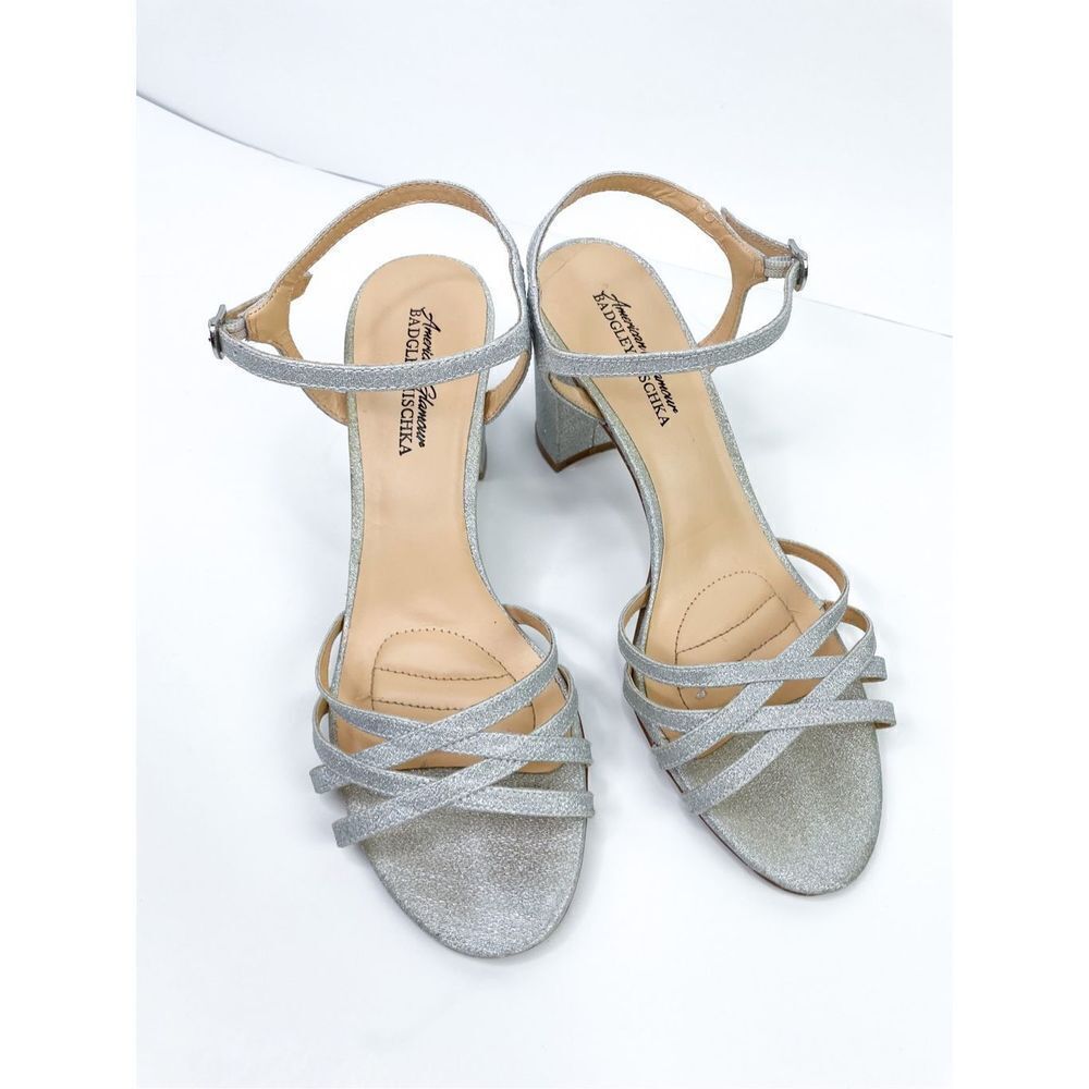 Badgley Mischka Women’s American Glamor‎ Silver Special Occasion Shoes Size 6
